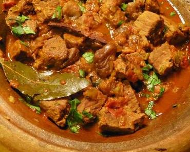 Schmortopf mit Rindfleisch und Maronen