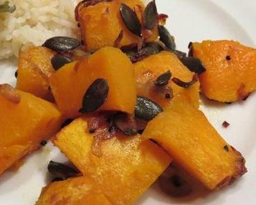 Kürbis mit Kardamom und Schwarzkümmel nach Ottolenghi