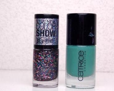 [NOTD] Catrice 150 "I sea you!" & Maybelline "BEbrilliant" LE 419 "Spark the Night"*