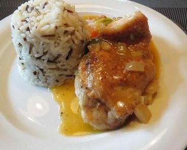 Geschmorte Putenflügel