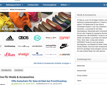 Schnäppchen jagen und clever sparen mit Gutscheinen