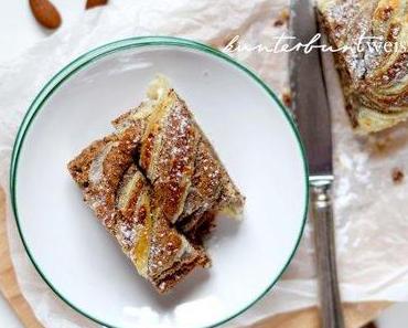 Nusszopf mit Blätterteig