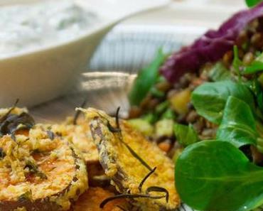 Meatless Mondays: Kross gekräuterte Süßkartoffelbratlinge mit Pecorino