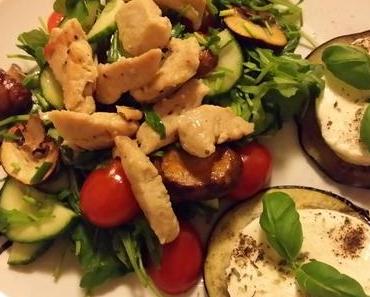 Salat mit Puten-fleisch