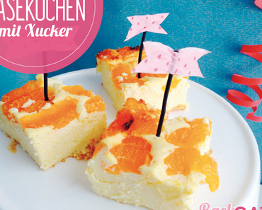 Käsekuchen mit Mandarinen