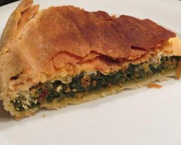 Lammhack-Spinat-Pie