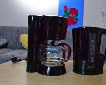 Wasserkocher und Kaffeemaschine für Mama