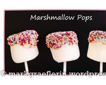 Ideen für die Fasnachtsparty – Marshmallow Pops
