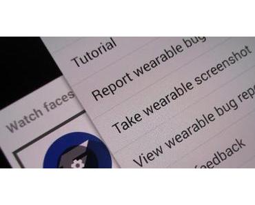 Screenshot erstellen auf dem Android Wearable Gerät