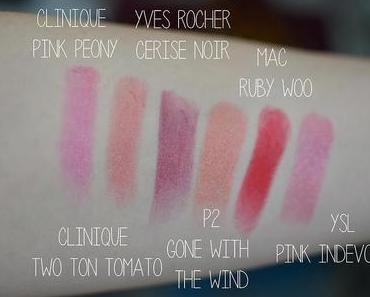 Meine liebsten Lippenstifte