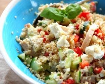 Couscoussalat mit Feta