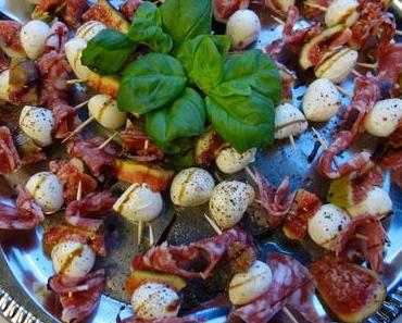 Feigen-Mozzarella-Spieße