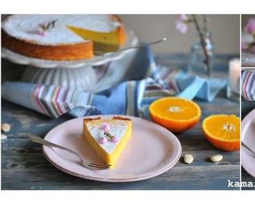 Supersaftiger und einfacher Orangen-Mandelkuchen – mit Mandelblüte