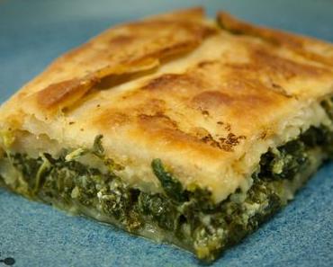 Spinatpastete mit selbstgemachtem Filoteig – Spanakopita