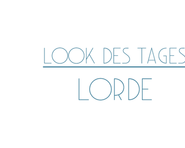 Look des Tages: Lorde