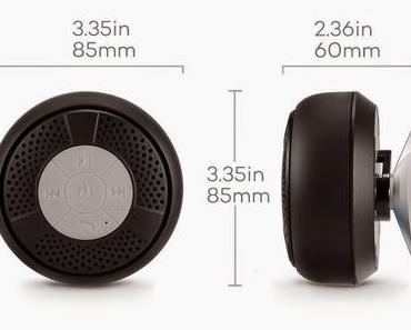 TaoTronics Bluetooth Lautsprecher Wasserdicht mit Saugnapf Modell TT-SK03