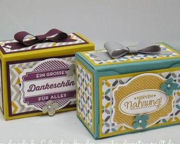 Punchboard-Box mit toller Einstecklasche