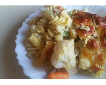 raus gekramt: Nudel-Gemüse-Tunfisch-Auflauf