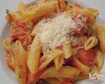 Thunfischpasta für zwei