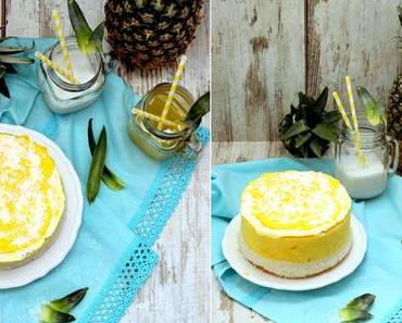 Das etwas andere Törtchen aus Ananas- und Kokos-Sorbet