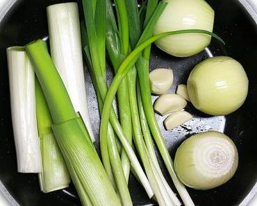 zwiebeliger Brokkoli mit Nudeln
