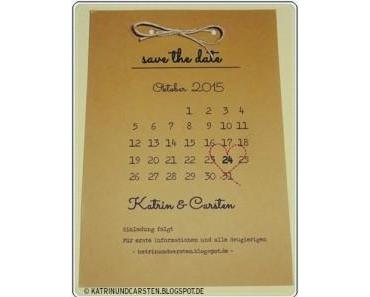 Do it yourself: Save the Date-Karten