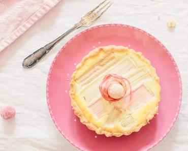 Barbapapa, Barbamama, Barbabella, Barbaletta – Rhabarber-Tarte mit Ricotta