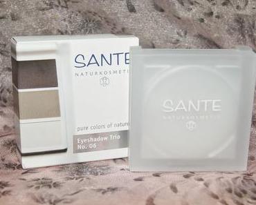 Sante Eyeshadow Trio Swatches • Naturkosmetik die überzeugt