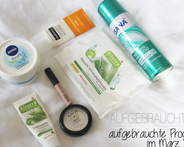 AUFGEBRAUCHT #3 | aufgebrauchte Produkte im März'15 ♥