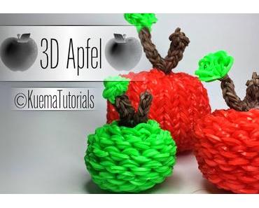 Rainbow Loom - 3D Apfel ( 3 Größen )