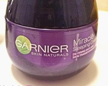Produkttest Garnier Miracle Sleeping Cream
