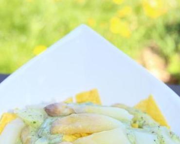 Spargelsalat mit würziger Bärlauch-Mayonnaise