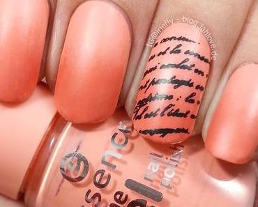 [Nails] Matte Gradient-Nails mit Essence "24 Indian Summer" & "12 Mandarine Bay"