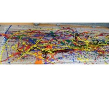In Anlehnung an Jackson Pollock- Projektabschluss