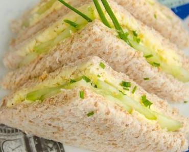 It’s Teatime – Cheddar Cheese and Cucumber Sandwich