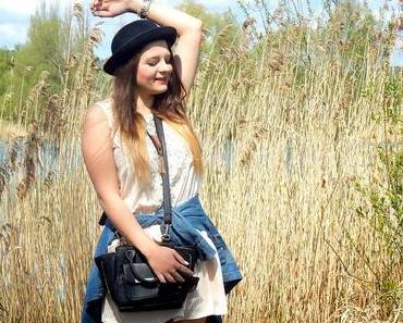 Outfit: White Lace Dress♥