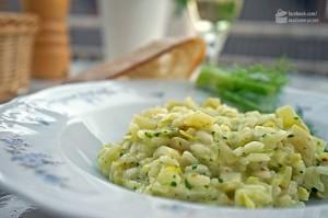 Lauch-Fenchel-Risotto mit Petersilienpesto