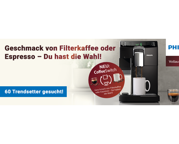 Philips Kaffeevollautomat 4000 Serie HD8847/01 mit CoffeeSwitch