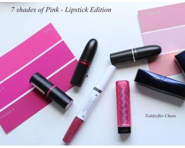 7 Shades of Pink – Lipstick Edition