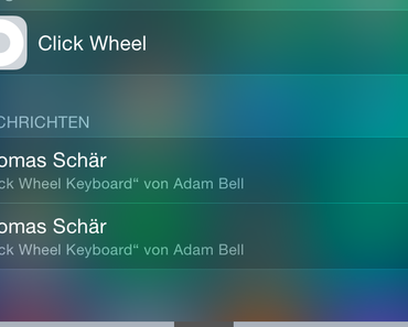 Click Wheel: Die langsamste Tastatur für iOS..