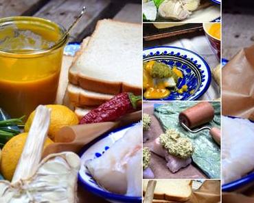 Kabeljau mit Kräutern und scharfer Mango...