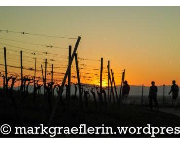 Nordic Walking und ein weiterer Sonnenuntergang im Markgräflerland